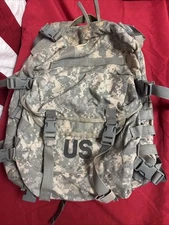 US Army USGI MOLLE II Assault Pack 3-Day Backpack ACU Digi Camo Foam Pad A237