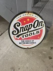 1950'S Collectible Vintage Snap-On Tools Porcelain Sign, Wrench, Sockets 12"