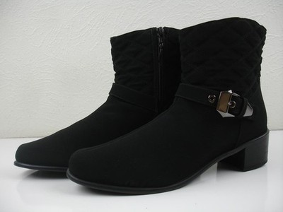 Women's 11 M STUART WEITZMAN Gorby Waterproof Gore-Tex Quilted Ankle Boots Black