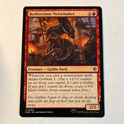 Magic: The Gathering Bothersome Noisemaker EN HOB 0089 Uncommon