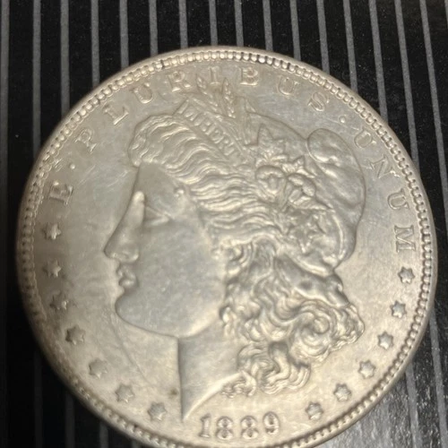 1889 Morgan Silver Dollar $1 Circulated Business Strike 0.9 Fineness US Coin