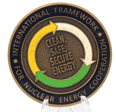 Nuclear Energy Cooperation International Framework Challenge Coin 1.75''