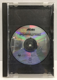 GALACTIC ATTACK Sega Saturn BACK ART Game Disc CASE No Manual TESTED & WORKING