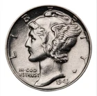 1943 Mercury Dime BU Uncirculated Mint State 90% Silver 10c US Coin #5570