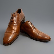 Allen Edmonds Evanston Cap Toe Oxford Dress Shoes 1290 Brown Leather Size 12