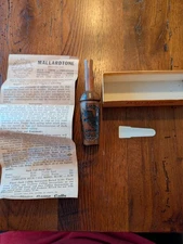 Vintage Wood Crow Call Mallardtone W Original Box And Bonus Reed & Instructions 