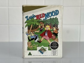 Little Red Hood HES Nintendo NES PAL Flat Cart Upside Down Label Variant AUS