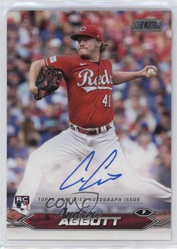 2024 Topps Stadium Club Auto Andrew Abbott #SCBA-AA Rookie Auto RC