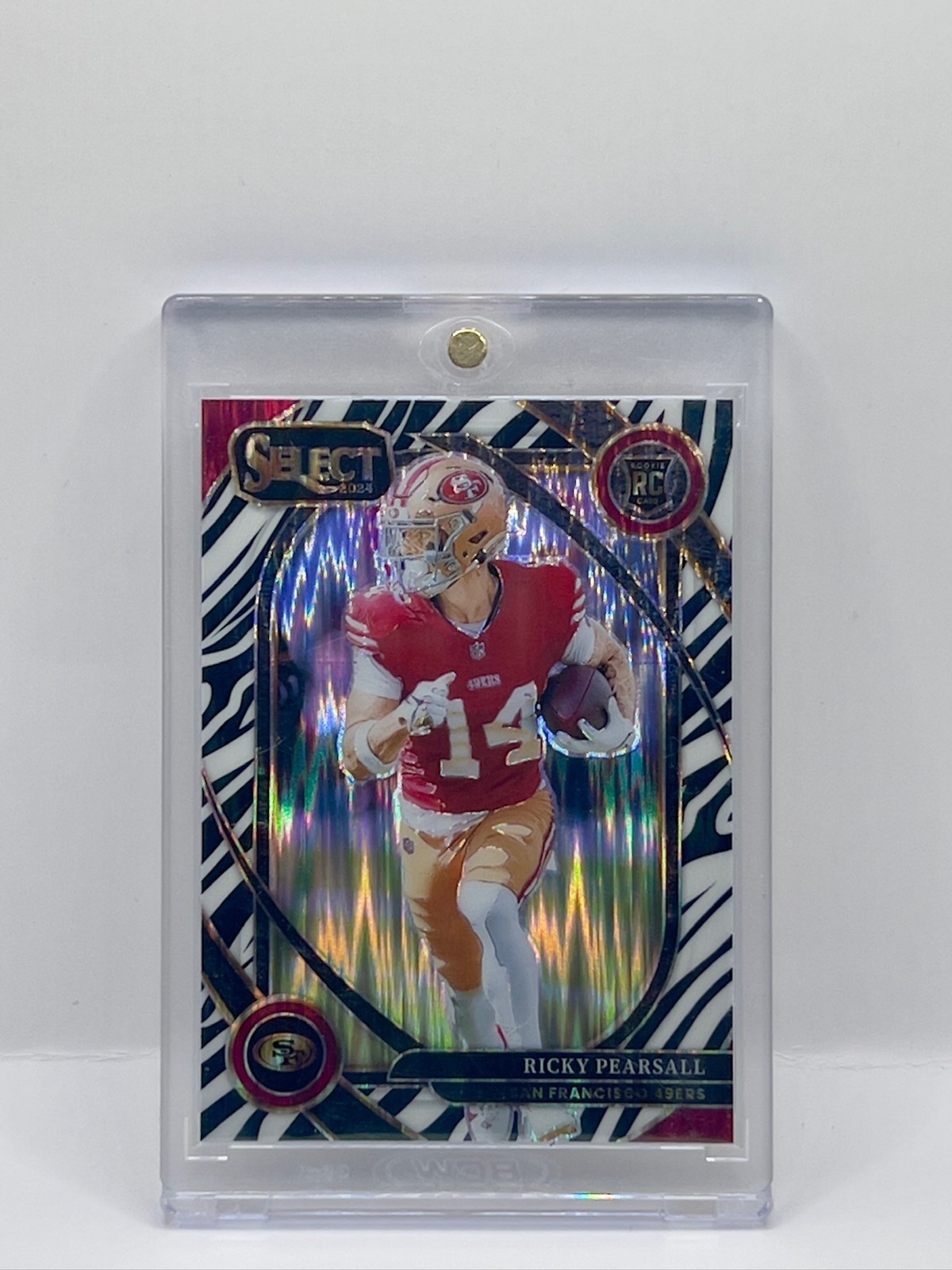 2024 Select #285 Ricky Pearsall Club Level Zebra Prizm