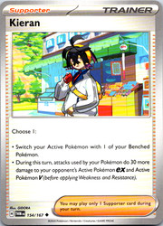 Kieran 154/167 Twilight Masquerade Uncommon Trainer