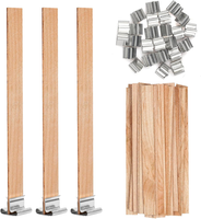 50 StüCke Docht FüR Kerzen Holz Kerze Docht Kerzen Dochte FüR Kerzenherstellung