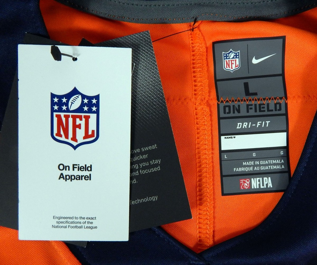 New Mens Denver Broncos Russell Wilson #3 Orange Limited