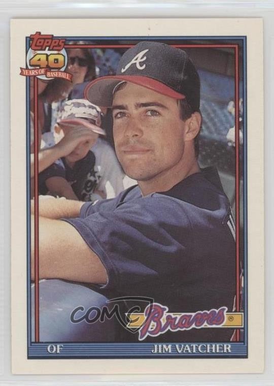 1991 O-Pee-Chee Jim Vatcher #196 Rookie RC b8c