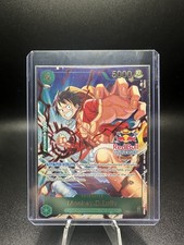 Red Bull Double Don!! WINNER GOLD FOIL PRB02-005 Monkey D. Luffy One Piece TCG