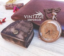 Nautical Vintage American Elgin Look Collectible Antique 2" Brass Pocket Watch
