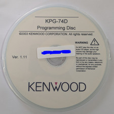 Genuine Kenwood KPG-74D Programming Disc Software CD Ver 1.11