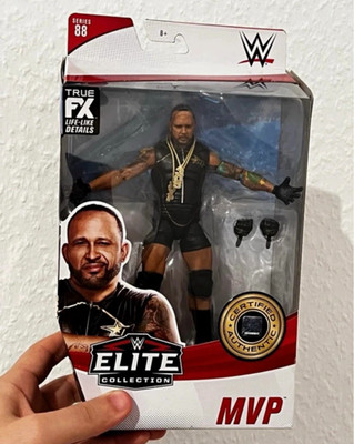 Mattel WWE Elite Collection Series 88 MVP Action-Figur, schwarz