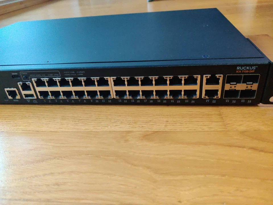 RUCKUS ICX 7150-24P PoE+ verwalteter Layer 2/3 Ethernet-Switch