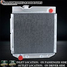 3 Row Radiator For 65 Ford Mustang Falcon Econoline Ranchero Mercury Comet 60-66
