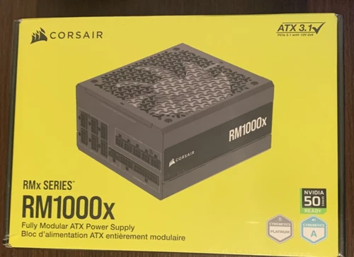 CORSAIR RM1000x Fully Modular Low-Noise ATX Power Supply – ATX 3.1 Compliant – P