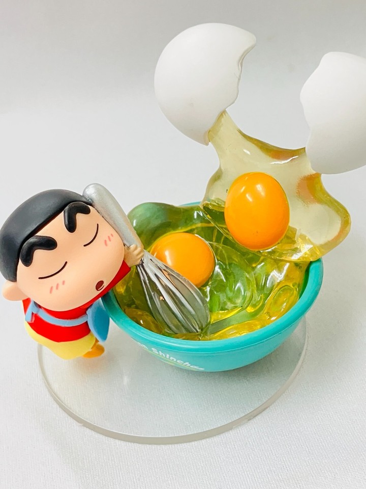 RE-MENT Crayon Shin-chan Cooking Collection Toy [2.Mixing Eggs] Figure ...