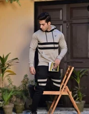 tracksuit men- Men Sweatsuits 2 Piece Sports Tracksuit Sets Casual Pants 