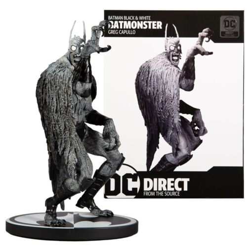 Batman Black and White Batmonster Statue by Greg Capullo DC Direct - Picture 1 of 7