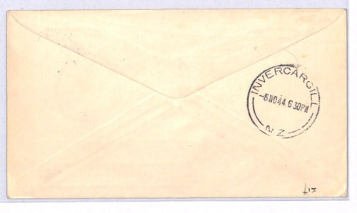 NEW ZEALAND Air Mail Cover UNION AIRWAYS FIRST FLIGHT 1944 Aviation ART YM185 - Picture 3 of 12