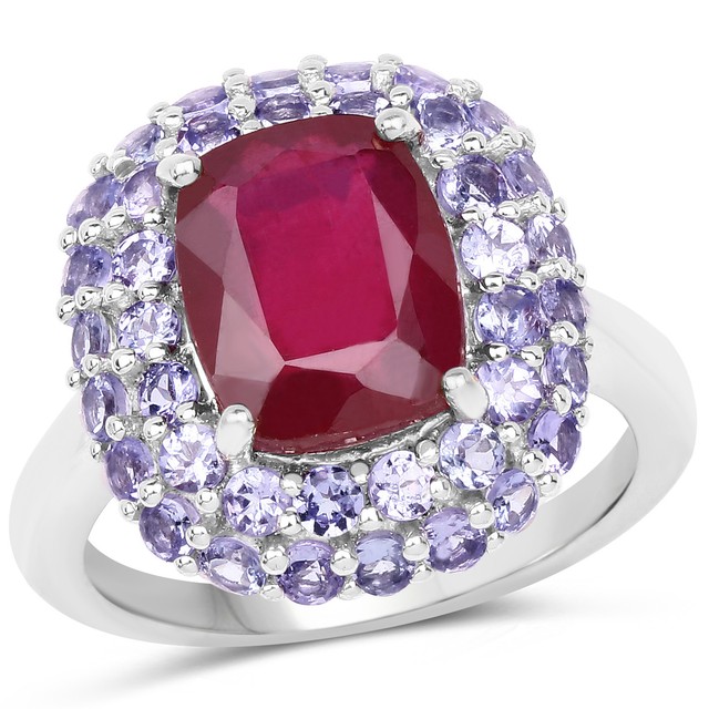 diamond ruby and emerald ring