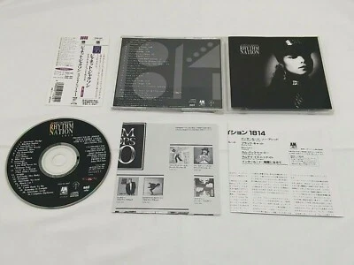 Janet Jackson Rhythm Nation 1814 Japan CD POCM-1847 w/Obi - Photo 1/4
