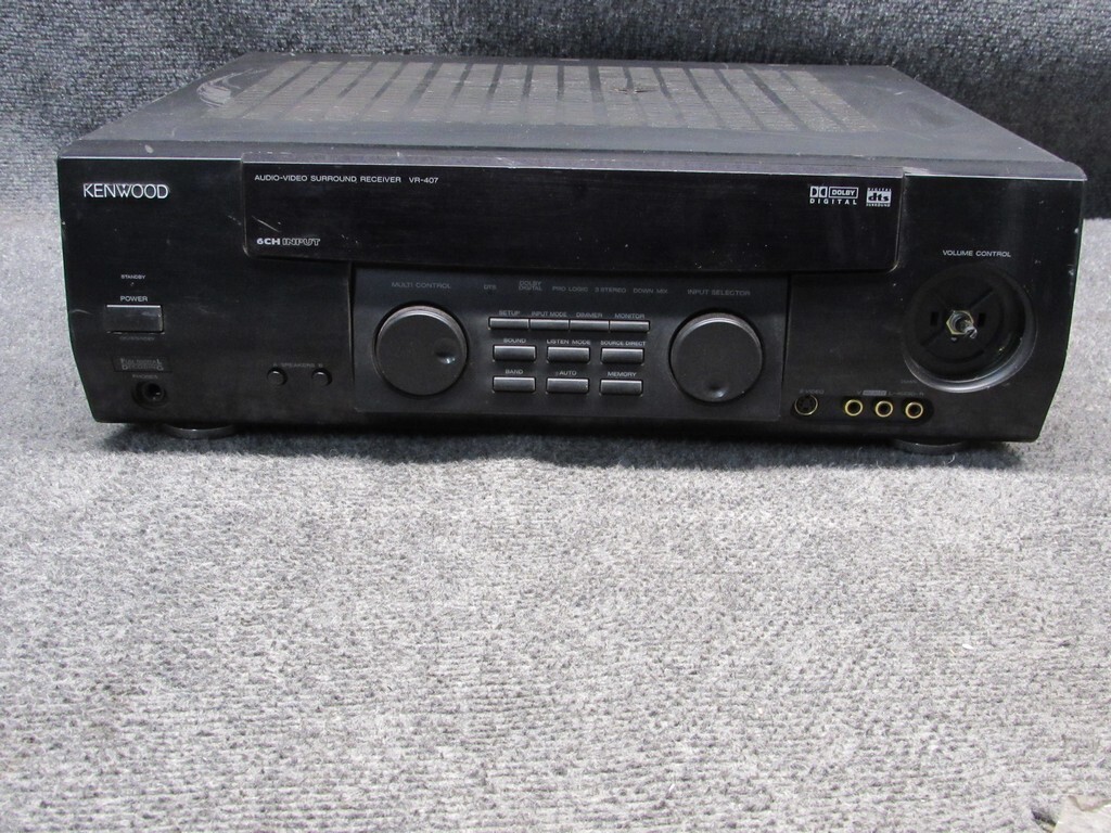 Kenwood Model VR407 500W Home Theatre AudioVideo AV Surround Receiver
