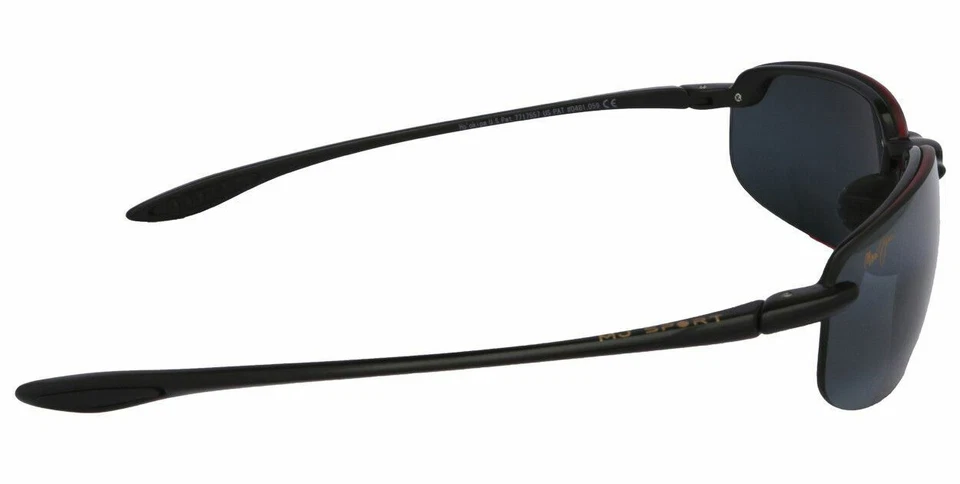 Maui Jim 407-02 Ho'okipa Gloss Black Frame / Grey Polarized Lenses Hookipa - Image 3 of 4