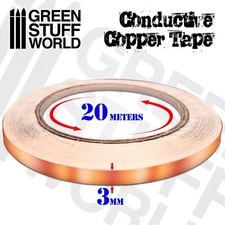 Leitf&auml;higes Kupferband - 20m - Klebeband - GSW conductive leitend