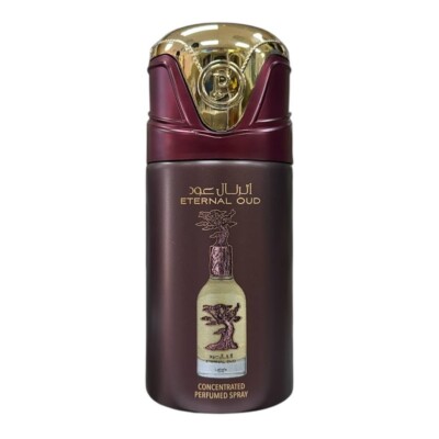 Eternal Oud Lattafa 250mL Perfumed Spray Concentrated Long Lasting