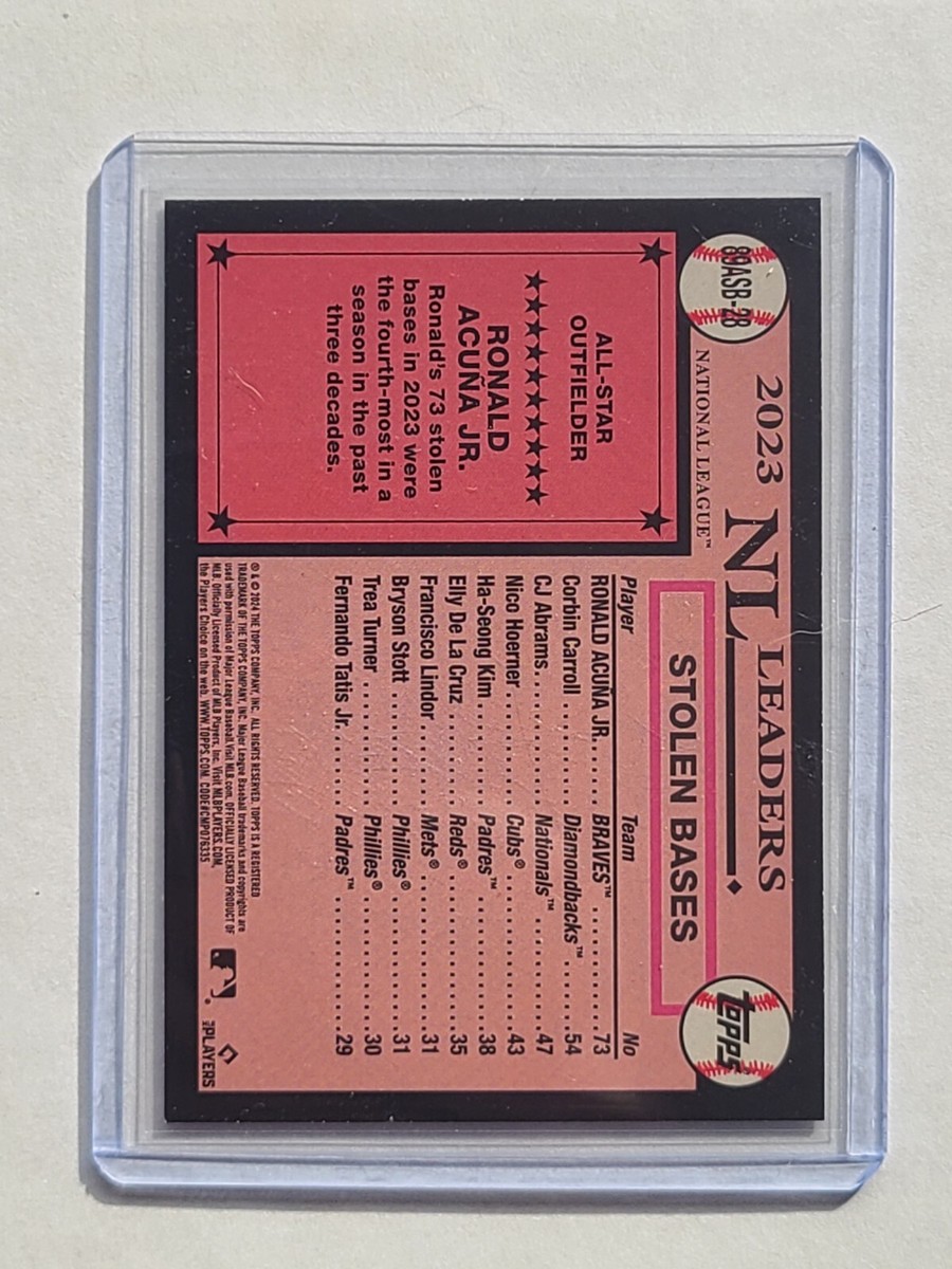 2024 Topps Ronald Acuna Jr All Star American League 35th