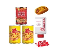 WIENERSCHNITZEL CHILI Secret Sauce with meat 2 Cans 1 Ricos Nacho Cheese 1 Sauce