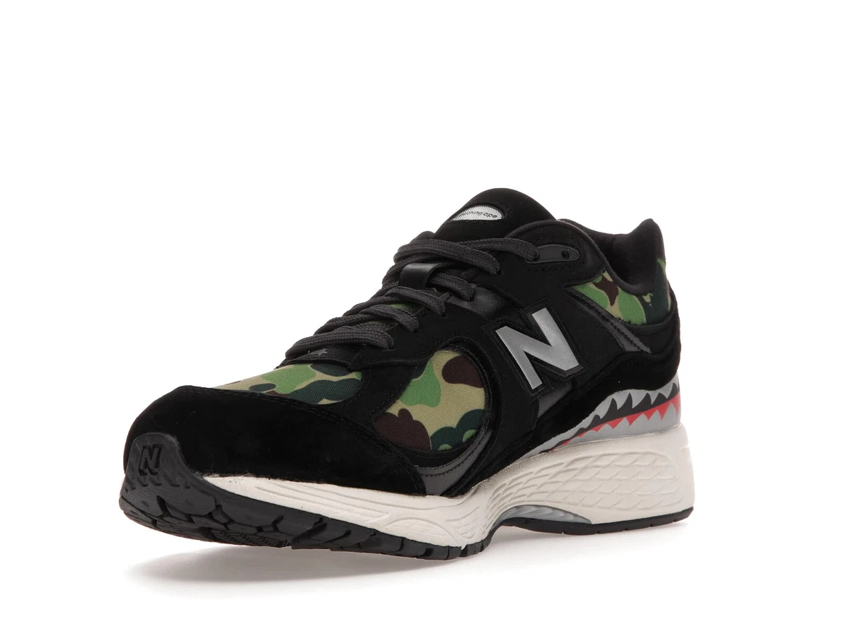NEW BALANCE x BAPE M2002RBF Black/Green A Bathing Ape Camo US 9 27cm ML2002R