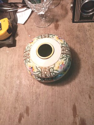 Nippon Japan Vintage Hand Painted Hair Receiver