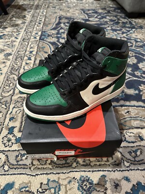 2018 Men\'s Air Jordan 1 Retro High OG 555088-302 Pine Green Sail Black Sz 12 NEW 2018 NIKE AIR JORDAN 1 RETRO HIGH OG PINE GREEN 555088  main image 2