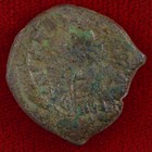 Ancient Byzantine Empire Coin JUSTIN I Bronze Half Follis Constantinople Mint — photo 3