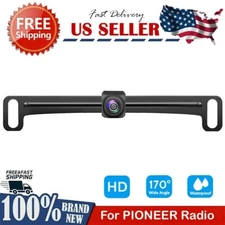 Backup Camera Rearview License Plate for PIONEER AVH-1400NEX AVH1400NEX