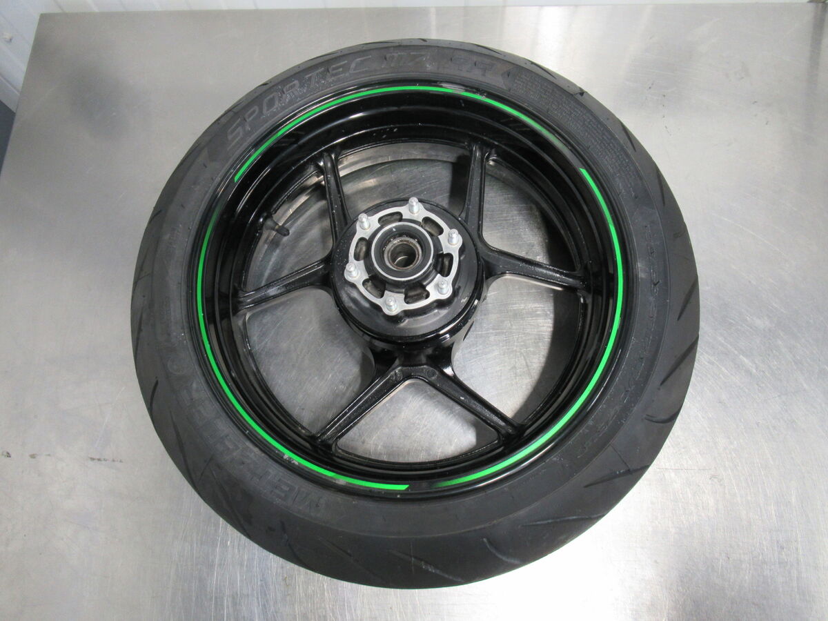 Kawasaki Zx6r Zx636 Ninja 2016 Rear Wheel Rim 41073-0615-18f Kawasaki Zx6r Zx636 Ninja 2016 Rear Wheel Rim 41073-0615-18f