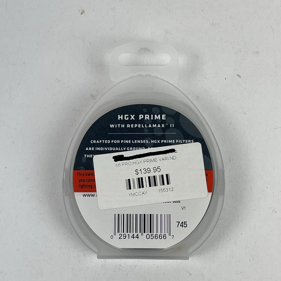 Promaster 58mm HGX Prime Variable ND Filter #5666 1.3-8 Stops New In Box - Image 2 of 3