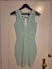 Guess Marciano Mint Blue Bandage BodyCon Dress XS