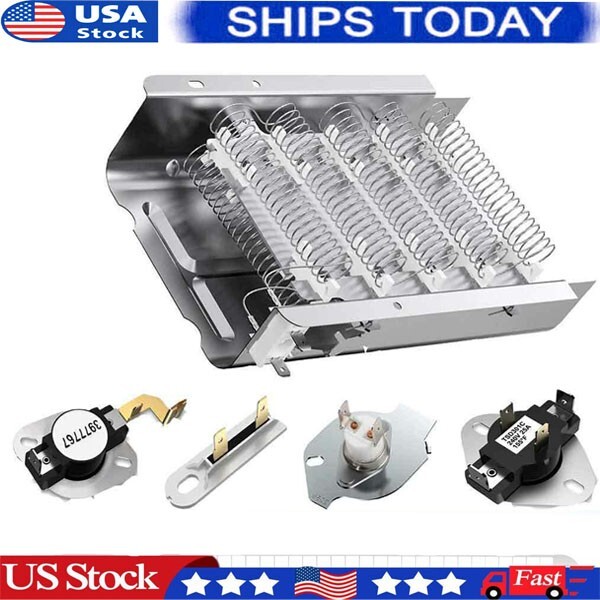 Dryer Heating Element Thermostat For Amana Roper NED4655EW1 Whirlpool