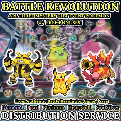 Pokemon Battle Revolution Surfing Pikachu & Other Events Distribution Service - Picture 1 of 12