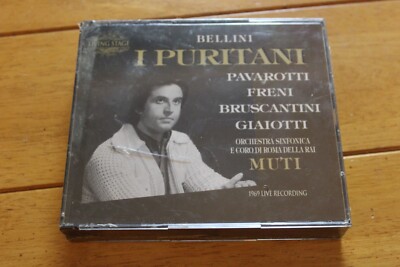 RICCARDO MUTI - BELLINI I PURITANI LIVE RECORDING CD [NEW SEALED] *CRACKED CASE*