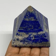 319.6g, 2.3"x2.6"x2.5", Lapis Lazuli Pyramid Crystal Gemstone @Afghanistan,B2779