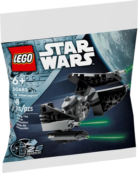 Lego Star Wars TIE Interceptor Polybag 30685 (SELADO)