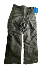 NWT Columbia Kids Ice Slope II Black Snow Ski Pant Youth Medium 0041 